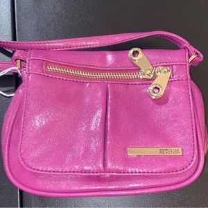 Kenneth Cole Reaction fuchsia small crossbody bag